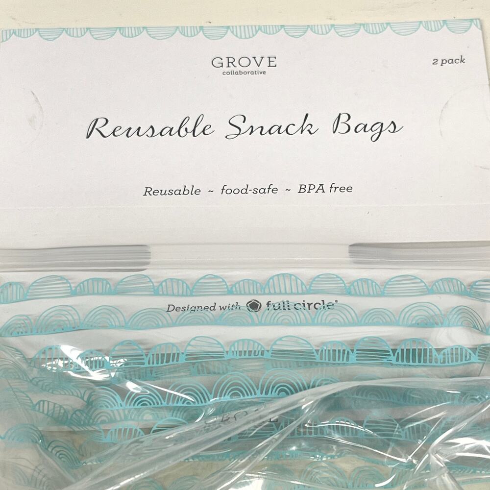 Grove Reusable Storage Snack Bags - Picture 3 of 4